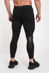 TECHNICAL PRINT LEGGING -  BLACK